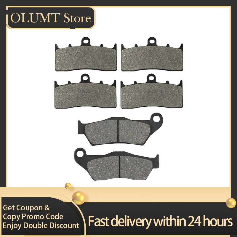 Carbon Ceramic Motorcycle Brake Rotor - Kit de pastilhas de freio dianteiro