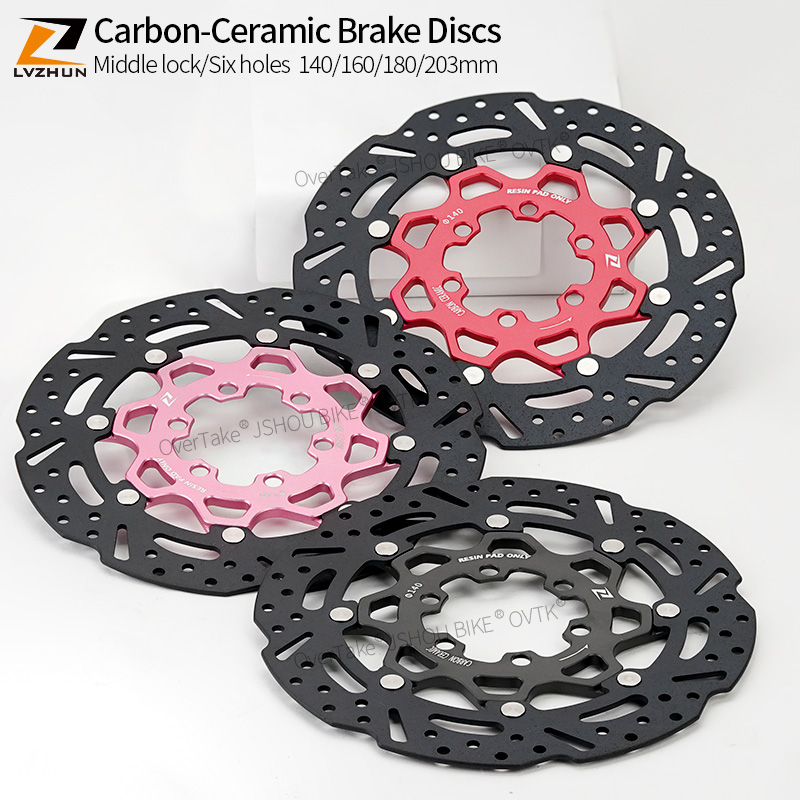 Carbon Ceramic Motorcycle Brake Rotor - Discos de Freio de Carbono-Cerâmico LVZHUN