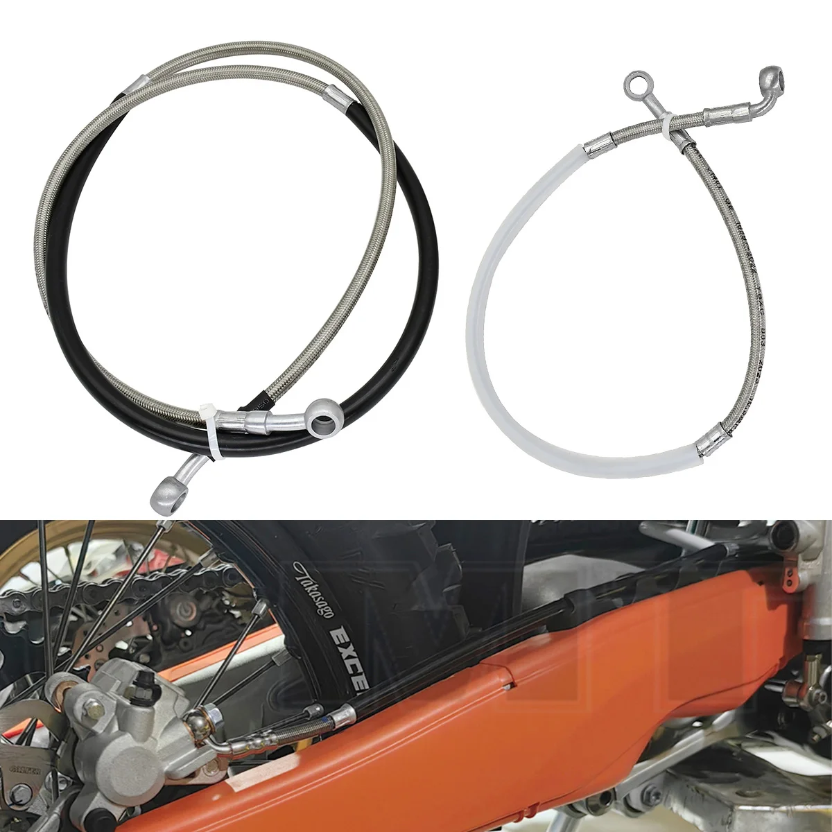Motorcycle Brake Cable - Mangueira de óleo de freio dianteiro