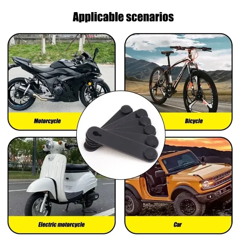 1-20 pçs quadro de borracha da - Motorcycle Brake Cable avaliação e preço
