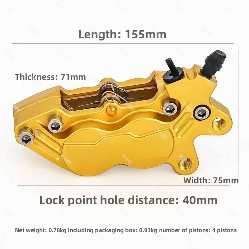 Pinça de freio de quatro pistã - Brake Disc Motorcycle avaliação e preço